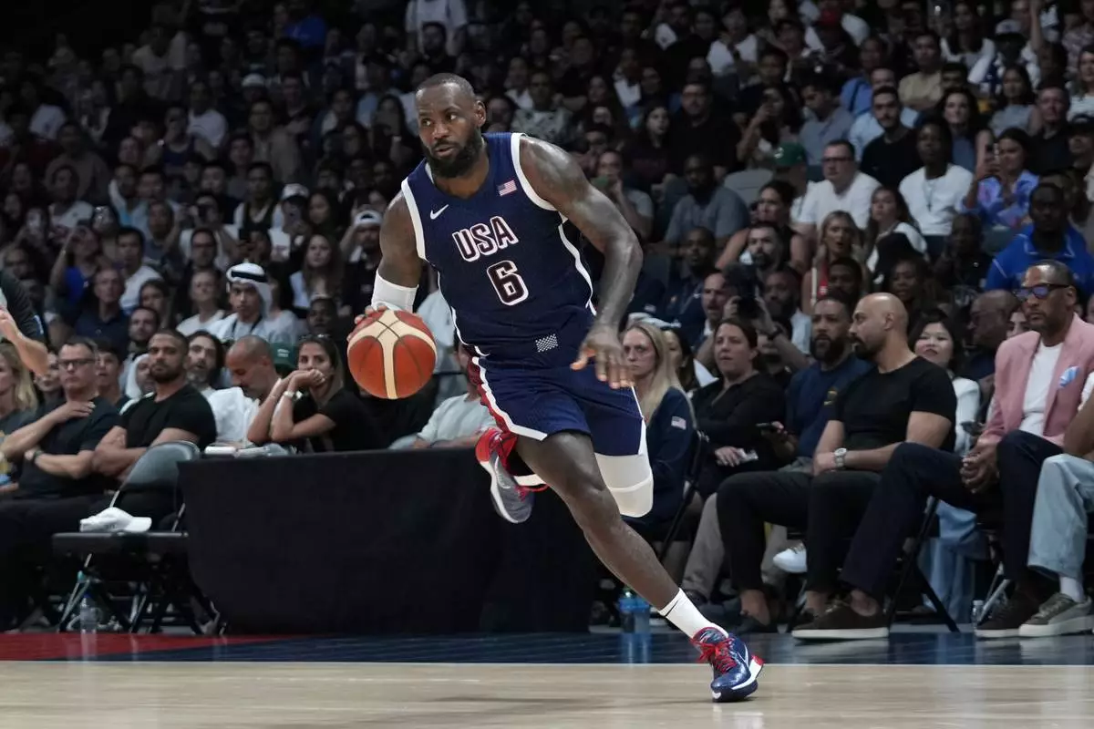 LeBron James selected as Team USA male flagbearer for Paris Olympics ...