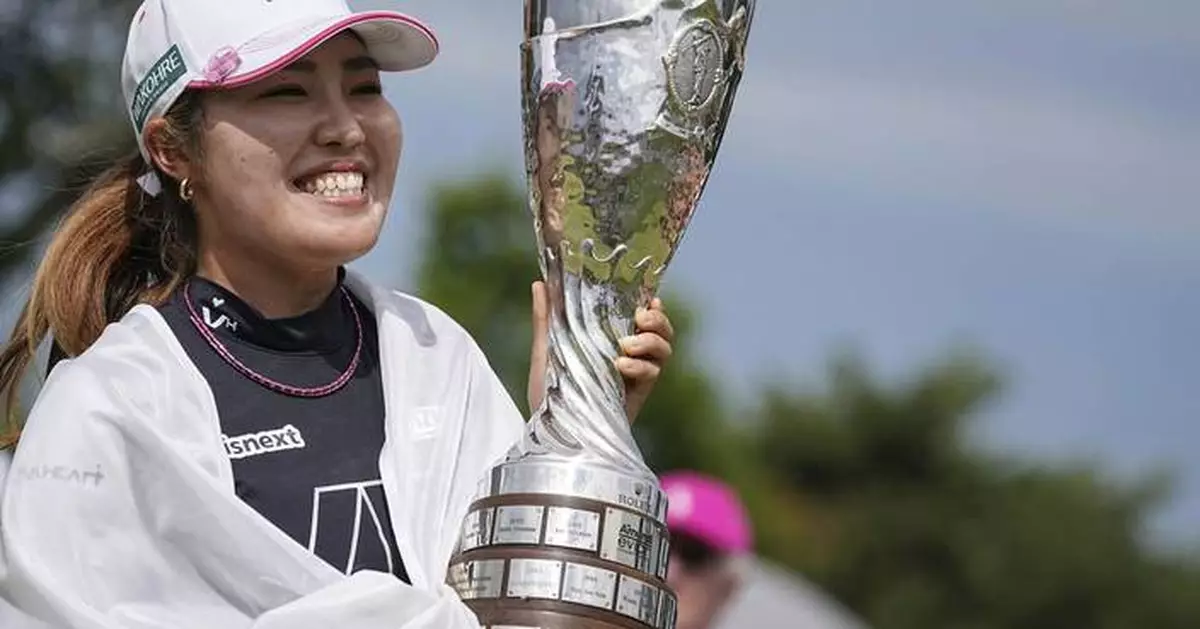 Furue of Japan wins Evian Championship for her 1st major, beats Australian Kyriacou by 1 shot