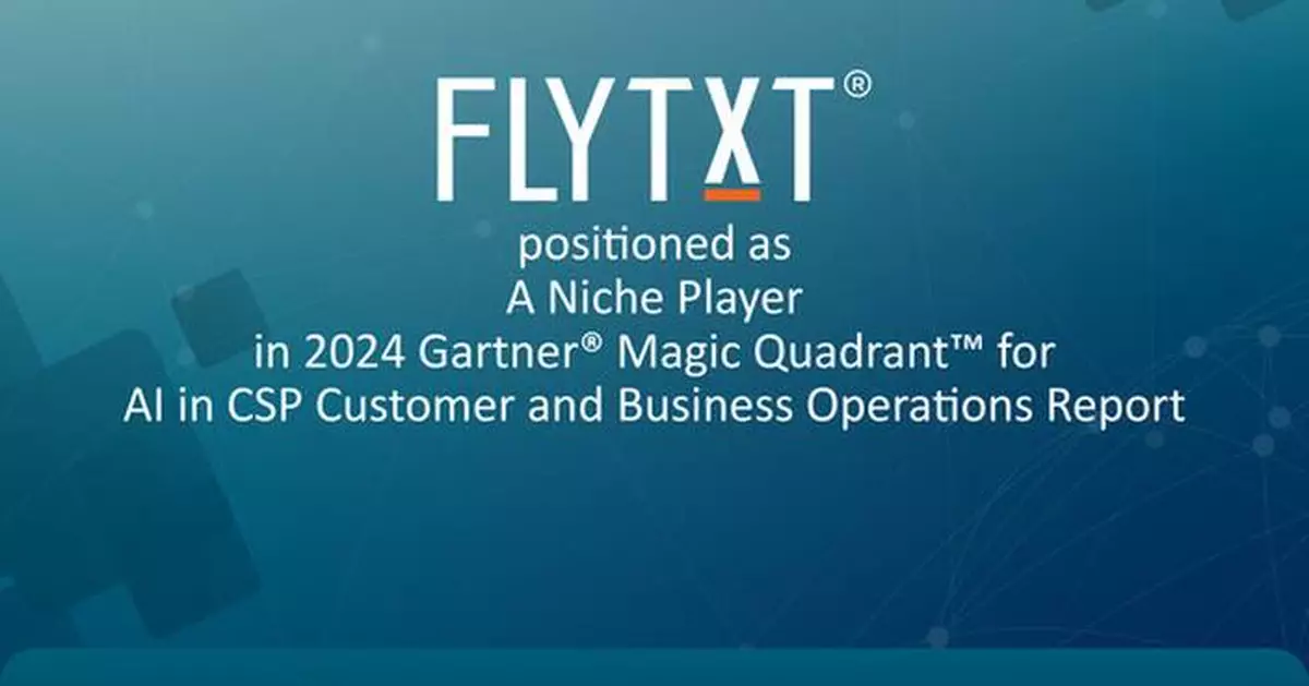 Flytxt included in the 2024 Gartner® Magic Quadrant™ for AI in CSP Customer and Business Operations