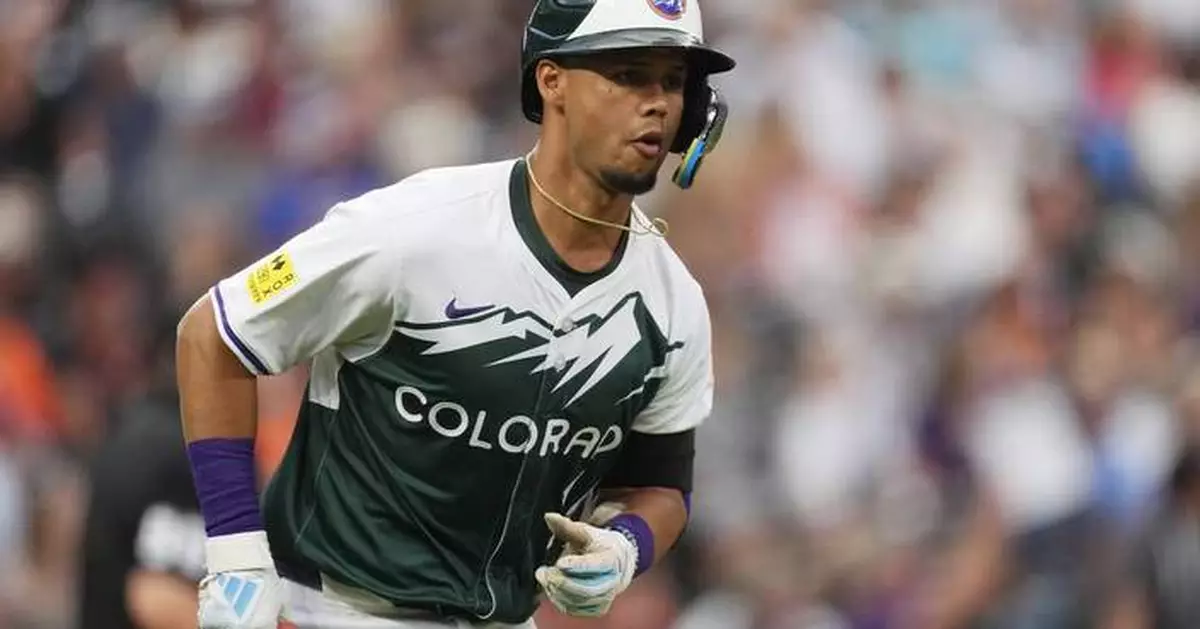 Ezequiel Tovar homers for a 3rd straight game, Rockies hang on to beat Giants 4-3