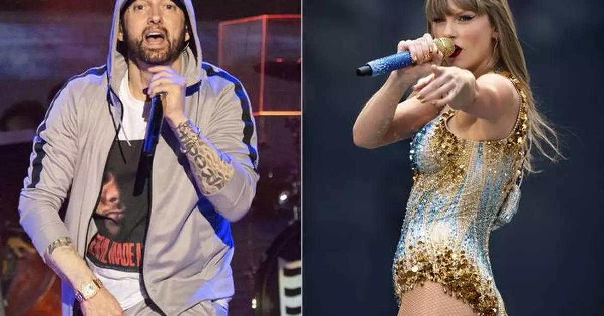 Eminem brings Taylor Swift's historic reign at No. 1 to an end, Stevie Wonder's record stays intact