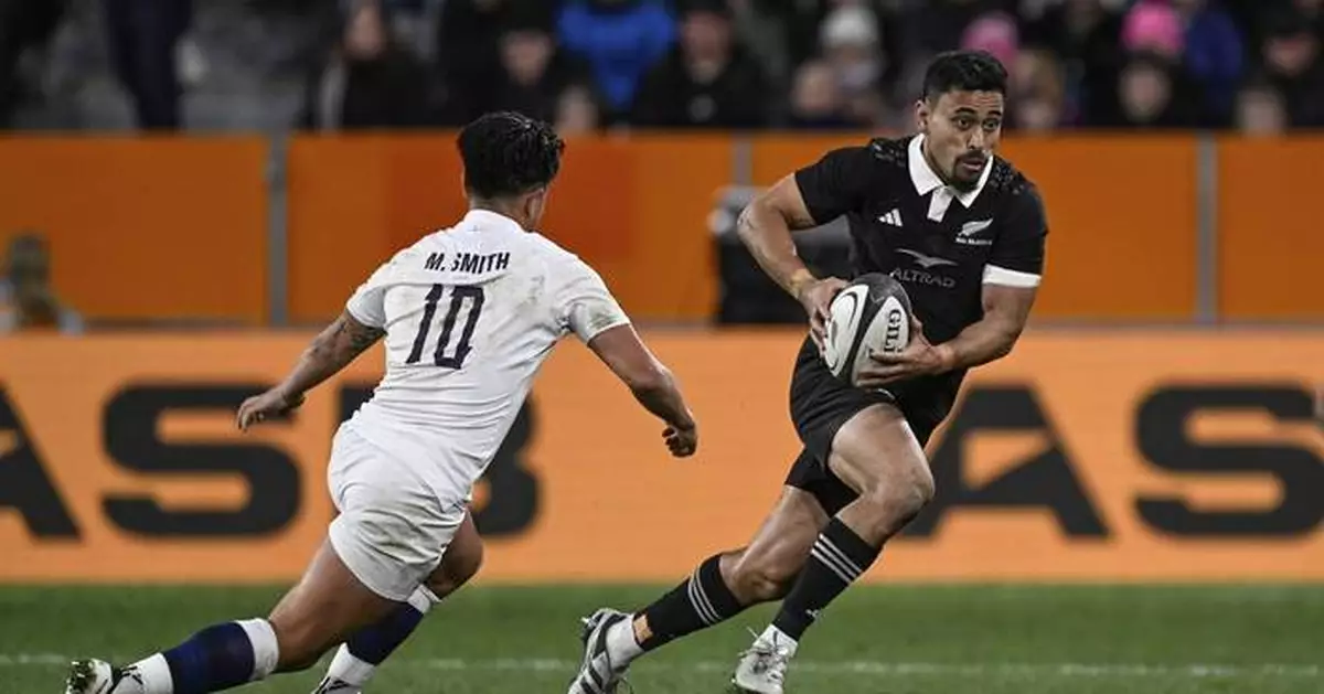 New Zealand beats England 16-15 in 1st test of the Scott Robertson era