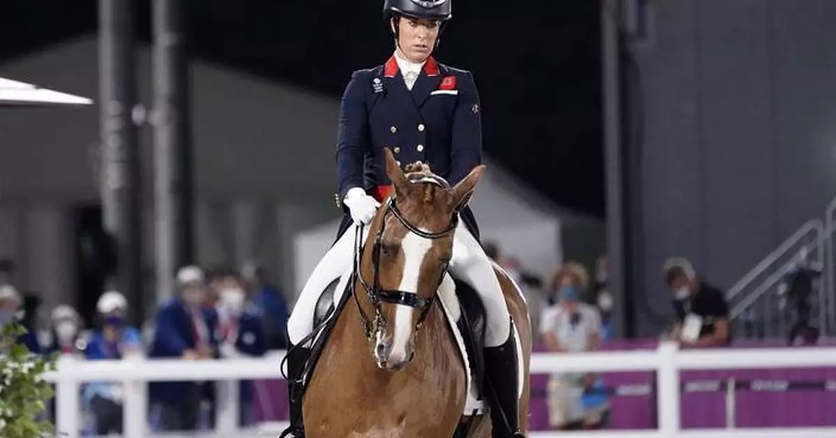 Olympic equestrian champion Charlotte Dujardin shown repeatedly whipping horse on video