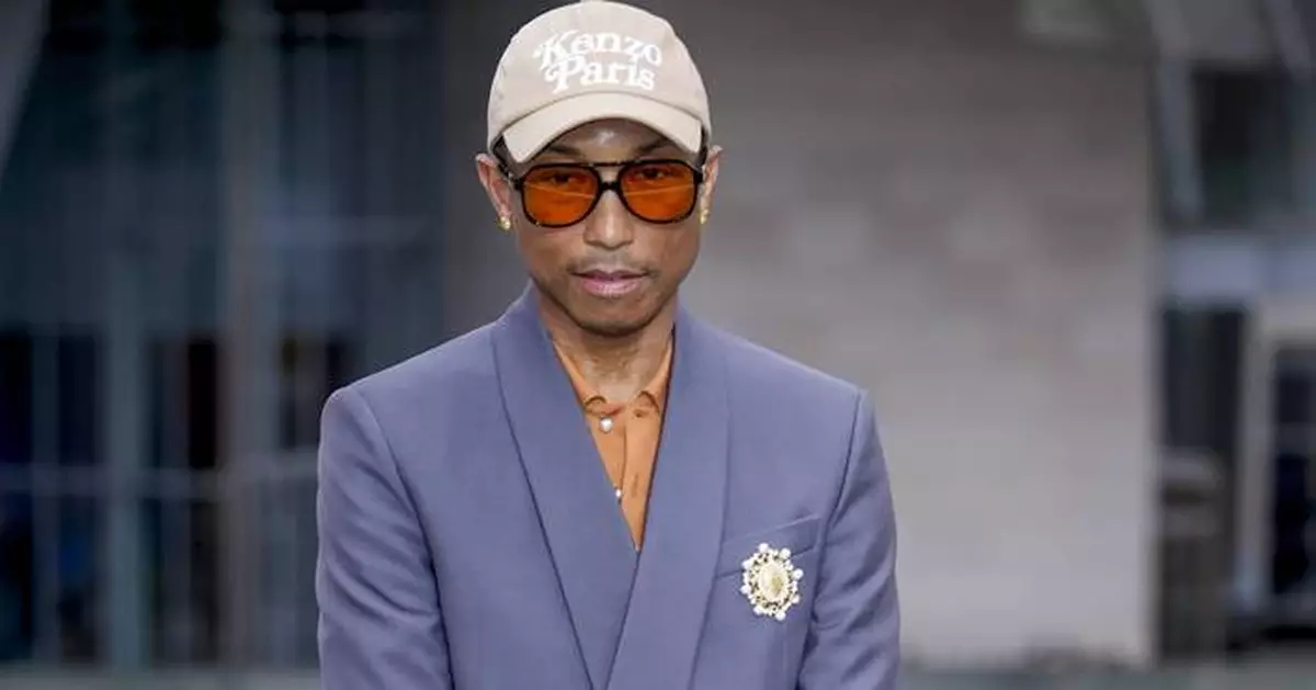 Pharrell advocates for reviving arts competitions for 2028 Olympics at Louis Vuitton event