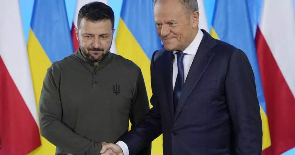 Ukraine's Zelenskyy discusses further NATO support with Polish Prime Minister Donald Tusk