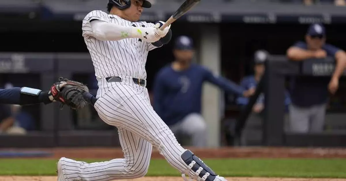 Yankees hit five home runs to rout the Rays