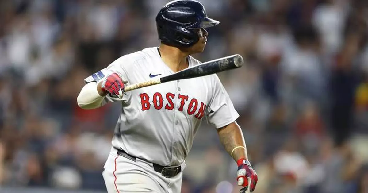 Devers hits 2 more homers vs. Yankees, Red Sox win 3-0 for New York's 15th loss in 20 games