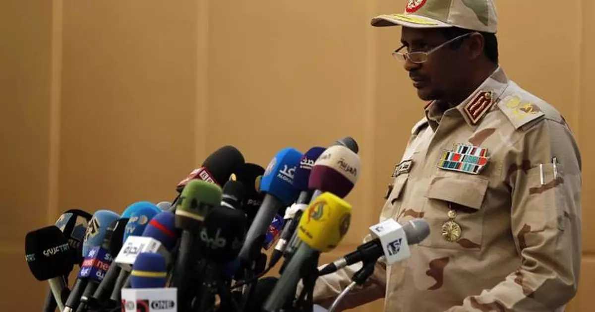 Sudan paramilitary leader plans to attend cease-fire talks in Switzerland hosted by US, Saudi Arabia