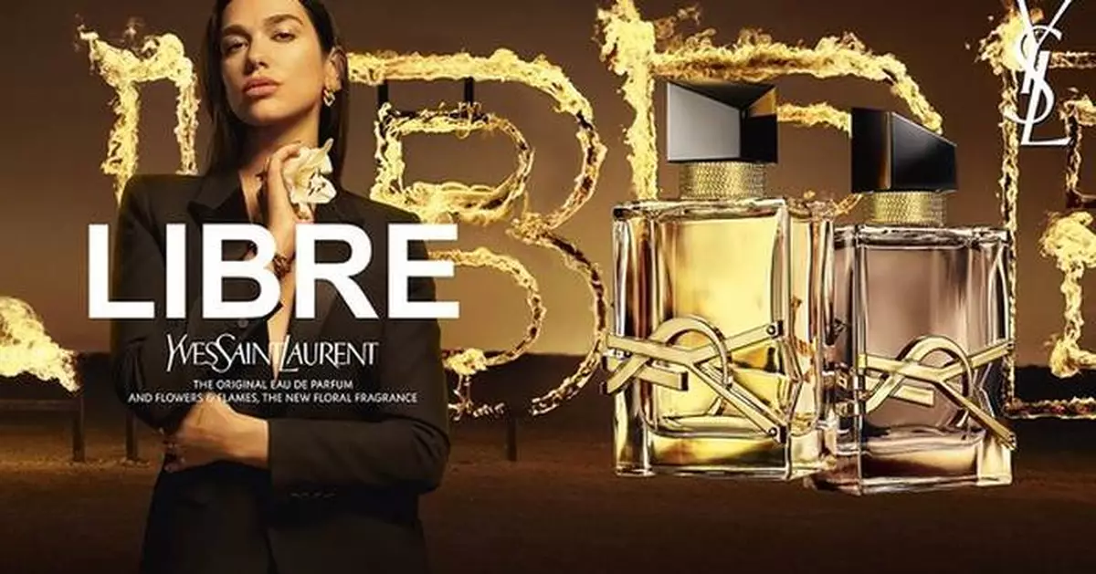 DUA LIPA FRONTS NEW YSL BEAUTY LIBRE FLOWERS &amp; FLAMES CAMPAIGN