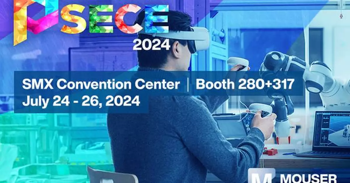 Mouser Electronics to Exhibit at PSECE 2024