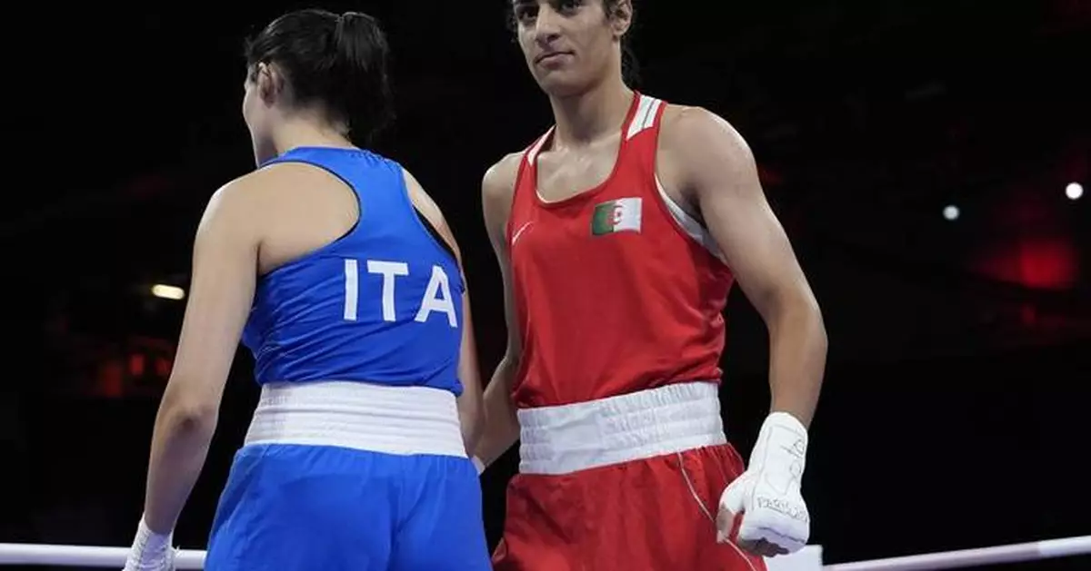 Algeria boxer Imane Khelif wins first Olympic fight when opponent Angela Carini quits