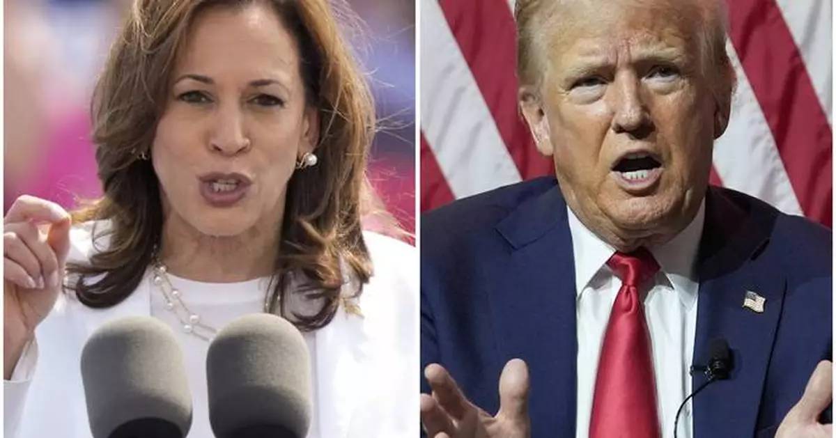 Americans give Harris an advantage over Trump on honesty and discipline, an AP-NORC poll finds