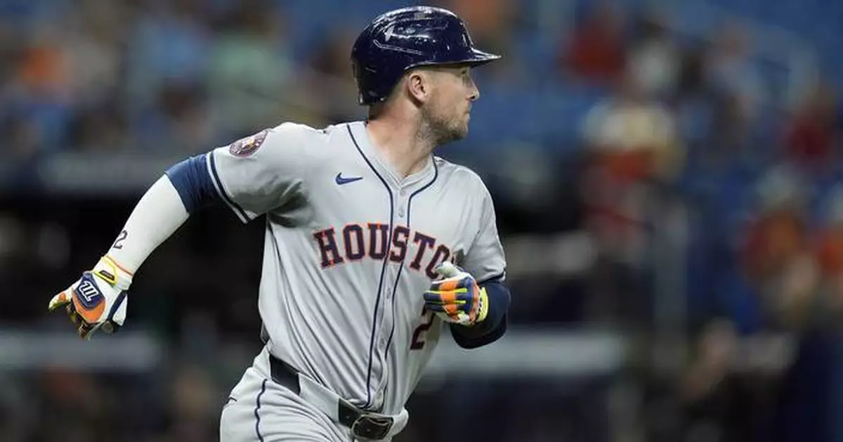 Astros 3B Alex Bregman out with swelling of his right elbow, could miss series vs. White Sox