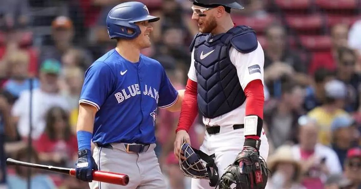 Blue Jays beat Red Sox twice, and Danny Jansen shows up on both sides of box score -- an MLB first