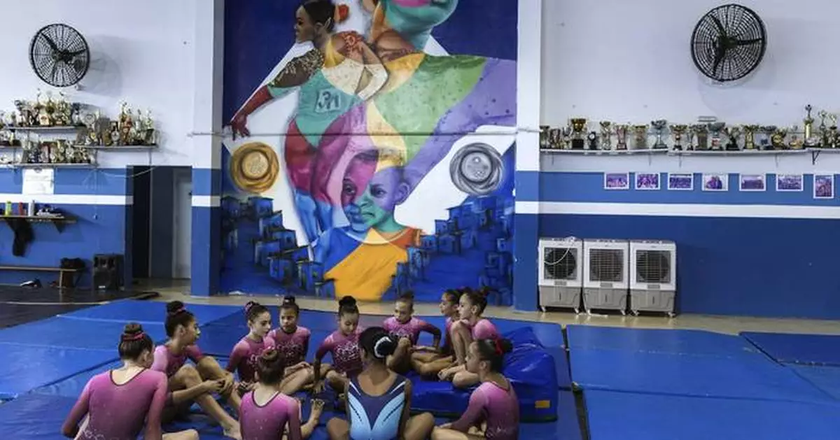 Brazil's Olympic champion Andrade inspires girls at her hometown gym where career began