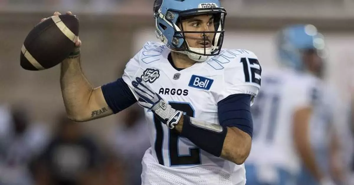 CFL reinstates Toronto Argonauts quarterback Chad Kelly with conditions