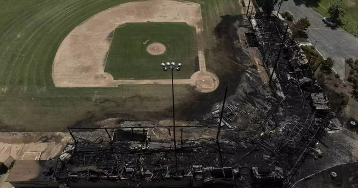 Fire hits historic Southern California baseball field seen in Hollywood movies