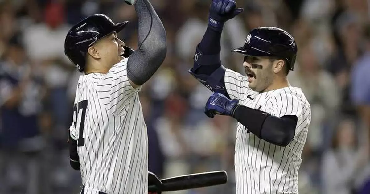 Austin Wells hits 2 homers to power Yankees to 6-3 win over Cardinals