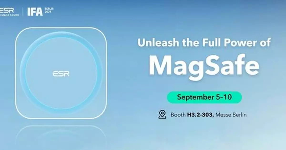 IFA 2024: ESR to Unveil Its Latest Lineup of MagSafe Chargers with CryoBoost, Along with Robust Apple Accessories