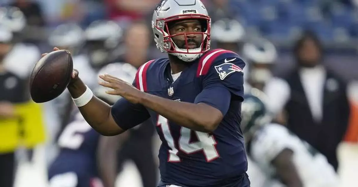 Jacoby Brissett is selected Patriots starting quarterback for Week 1 against Cincinnati