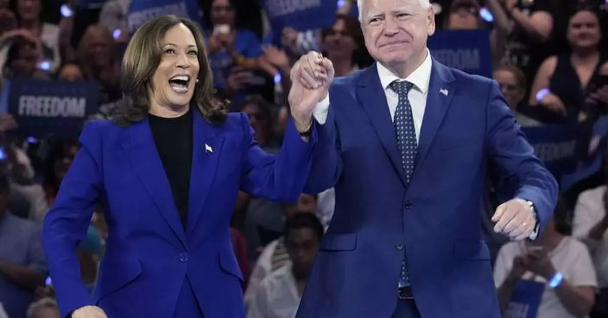 Harris' running mate Tim Walz talks of 'bringing the joy' in his national introduction at DNC