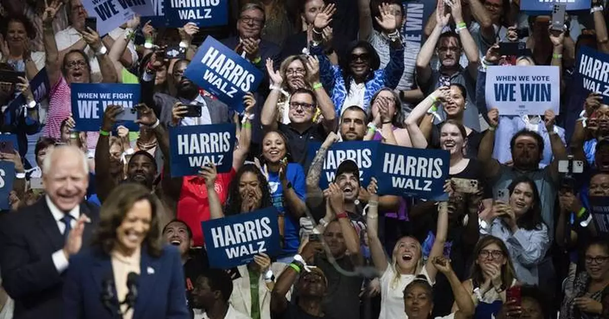 Harris and Walz say they're 'joyful warriors,' narrowly avoid confrontation with Vance on tarmac