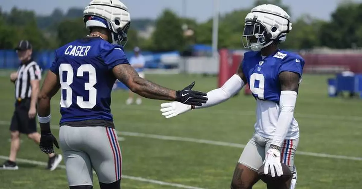 Giants rookie Malik Nabers mixes it up with Lions' Kerby Joseph at joint practice