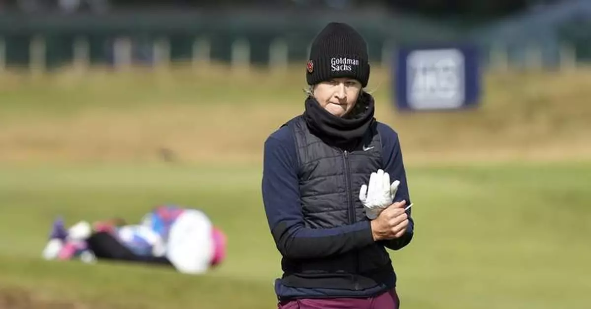 Nelly Korda regains dominant form to lead Women's British Open by 3 shots at the home of golf