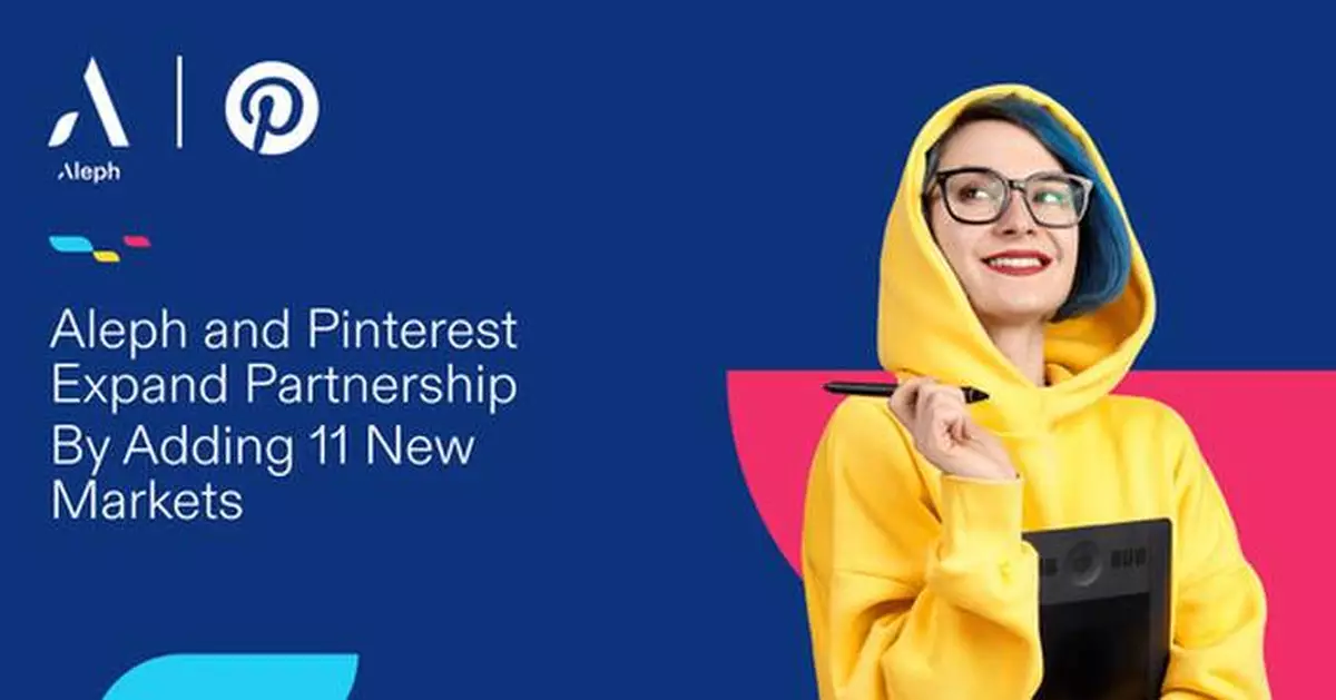 Aleph partners with Pinterest as sales representative in key new markets