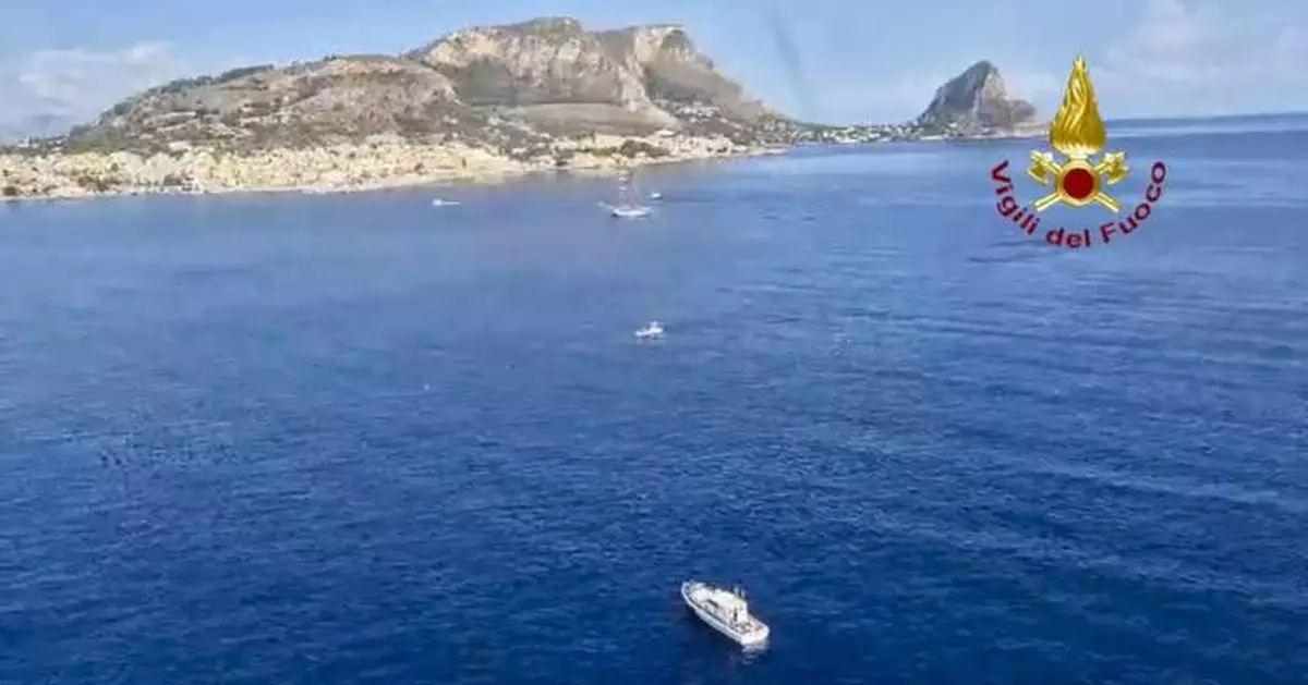 Search continues for British tech magnate and 5 others after luxury superyacht sinks off Sicily