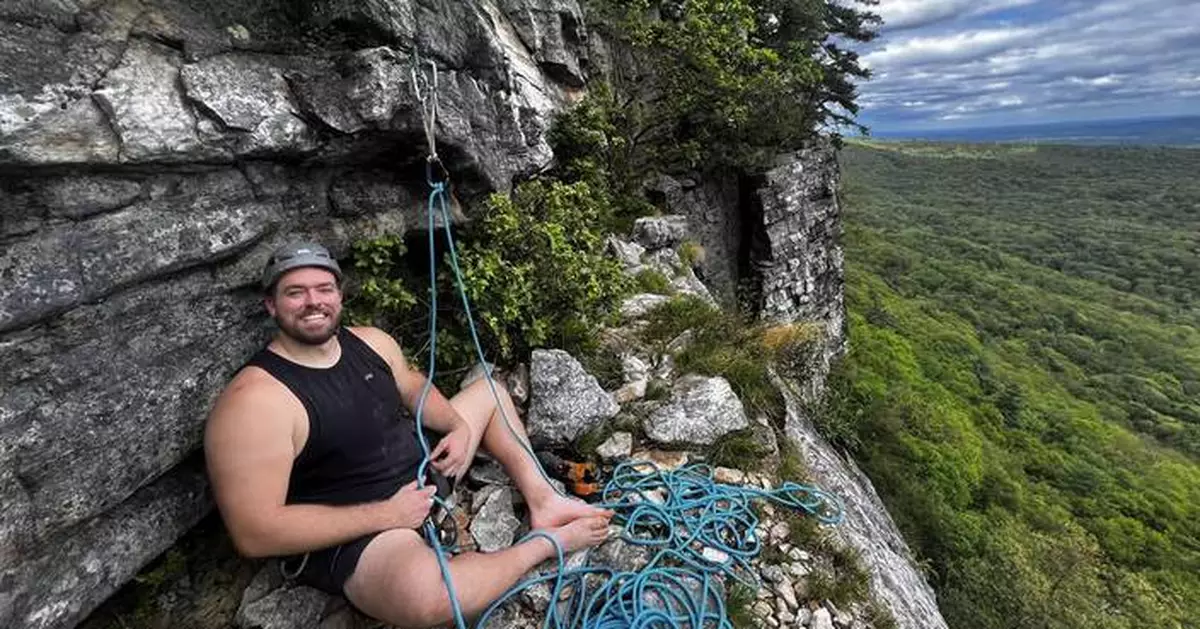 Wes Schweitzer is the Jets' 325-pound offensive lineman whose passion is rock climbing