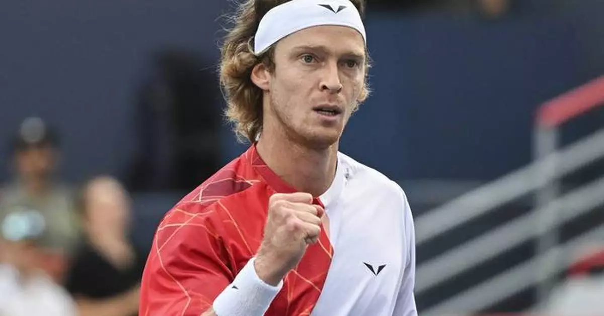 Rublev beats Matteo Arnaldi 6-4, 6-2 after rain delay to reach National Bank Open final