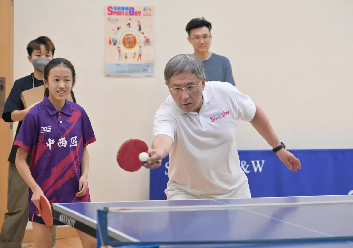 CE takes part in Sport For All Day 2024 to encourage public to exercise (with photos/video) Source: HKSAR Government Press Releases