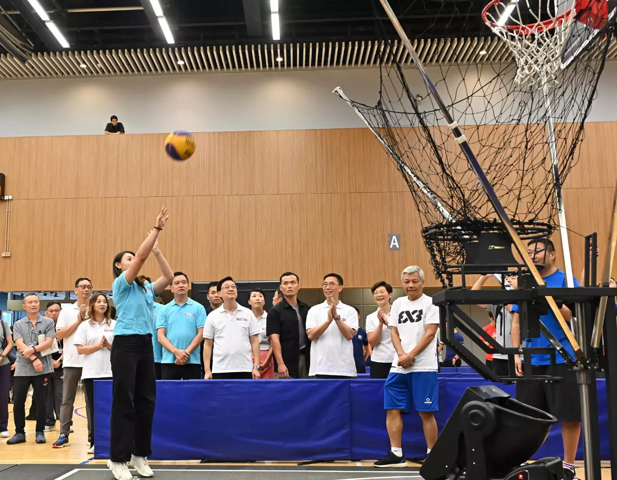 CE takes part in Sport For All Day 2024 to encourage public to exercise (with photos/video) Source: HKSAR Government Press Releases