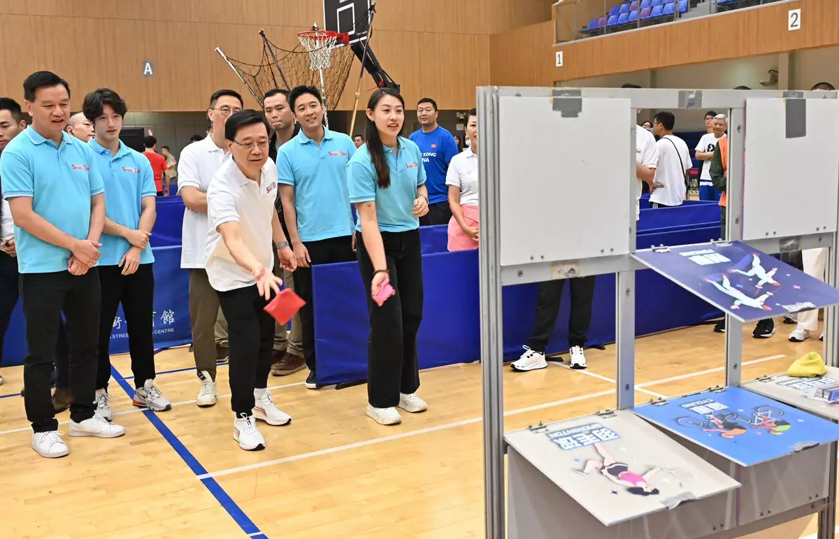 CE takes part in Sport For All Day 2024 to encourage public to exercise (with photos/video) Source: HKSAR Government Press Releases