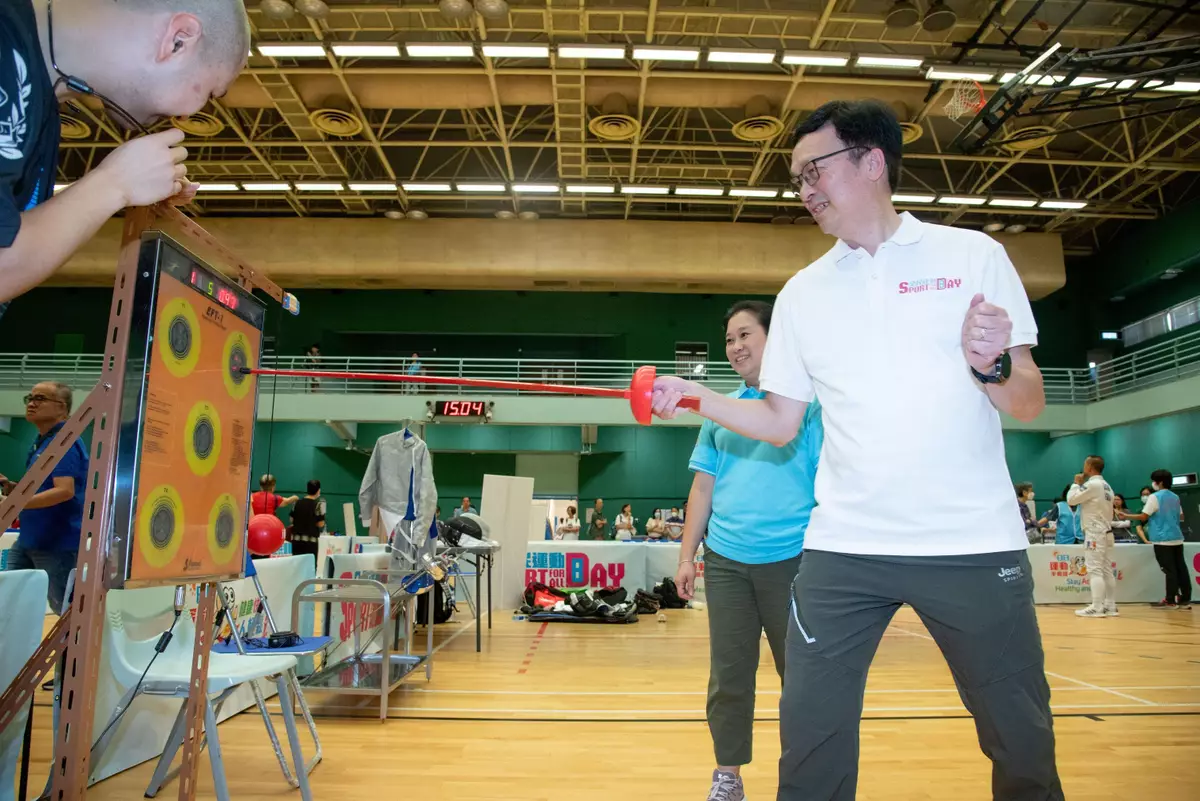 CE takes part in Sport For All Day 2024 to encourage public to exercise (with photos/video) Source: HKSAR Government Press Releases