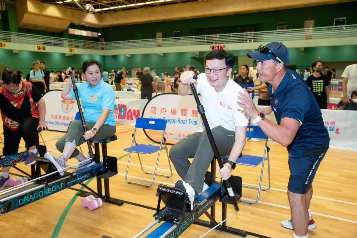 CE takes part in Sport For All Day 2024 to encourage public to exercise (with photos/video) Source: HKSAR Government Press Releases