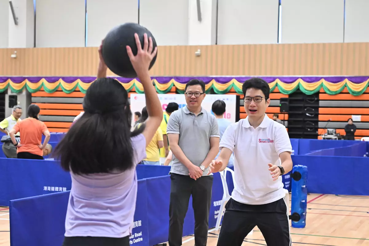 CE takes part in Sport For All Day 2024 to encourage public to exercise (with photos/video) Source: HKSAR Government Press Releases