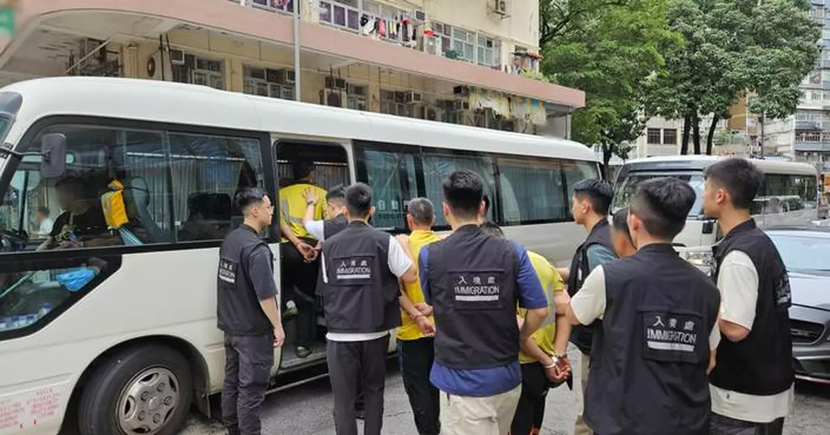 Hong Kong's Immigration Department Arrests 20 in Major Anti-Illegal Worker Operations Over Four Days