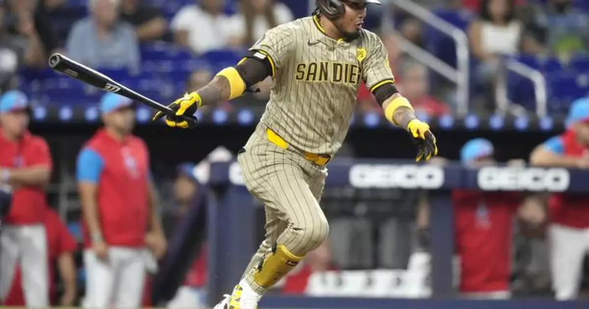 Arraez's RBI groundout in 10th lifts surging Padres to 9-8 win over Marlins