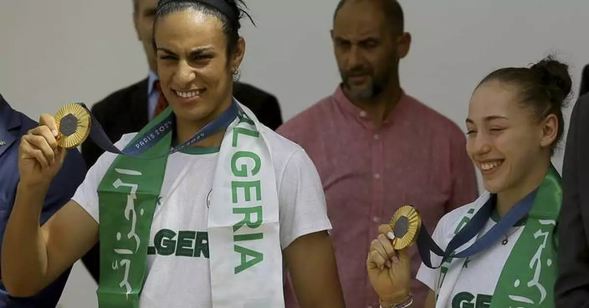 Imane Khelif and Kaylia Nemour return from Olympics to a warm welcome in Algeria