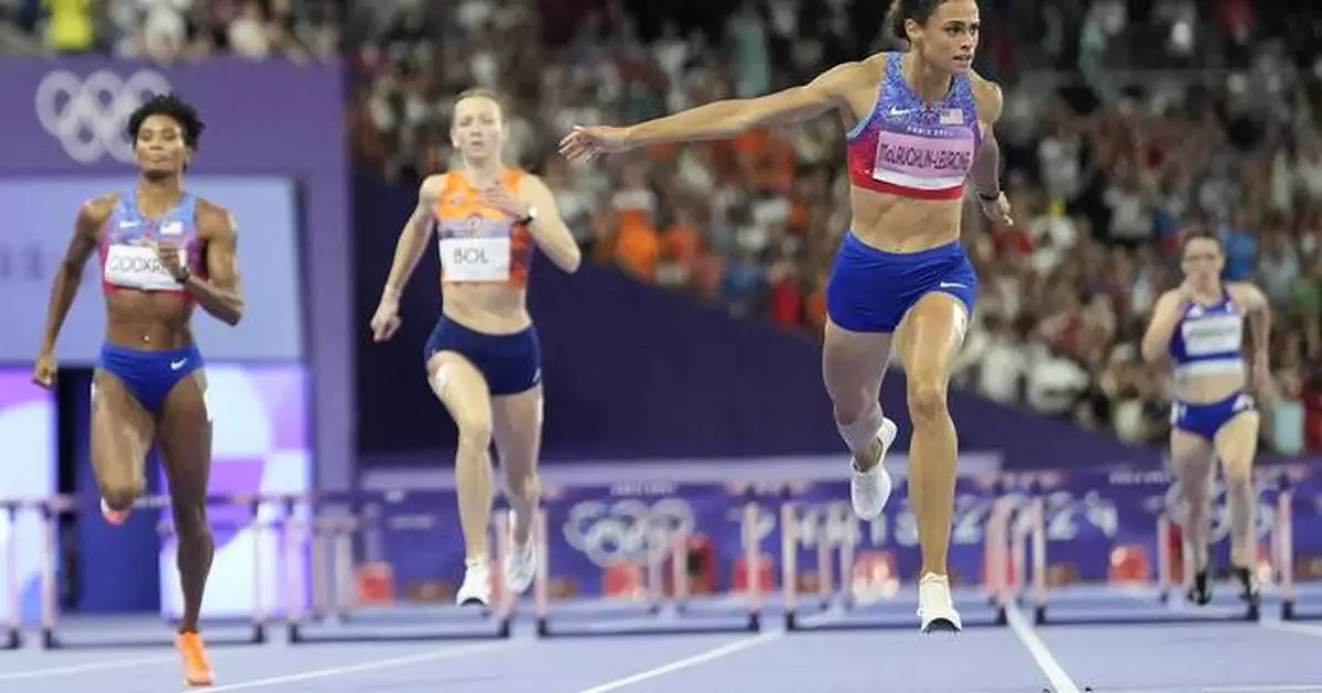 Sydney McLaughlin-Levrone breaks her own world record, wins Olympic gold again in 400-meter hurdles