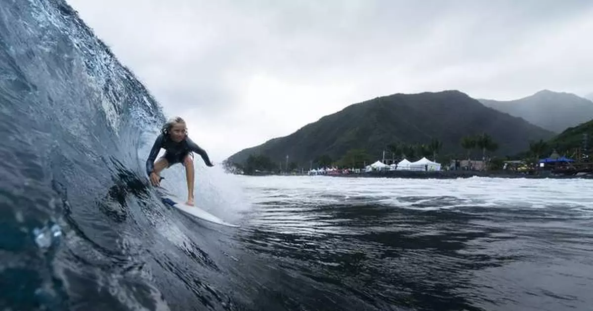 Tahiti's youth surf culture gets a boost as island hosts the Paris Olympics