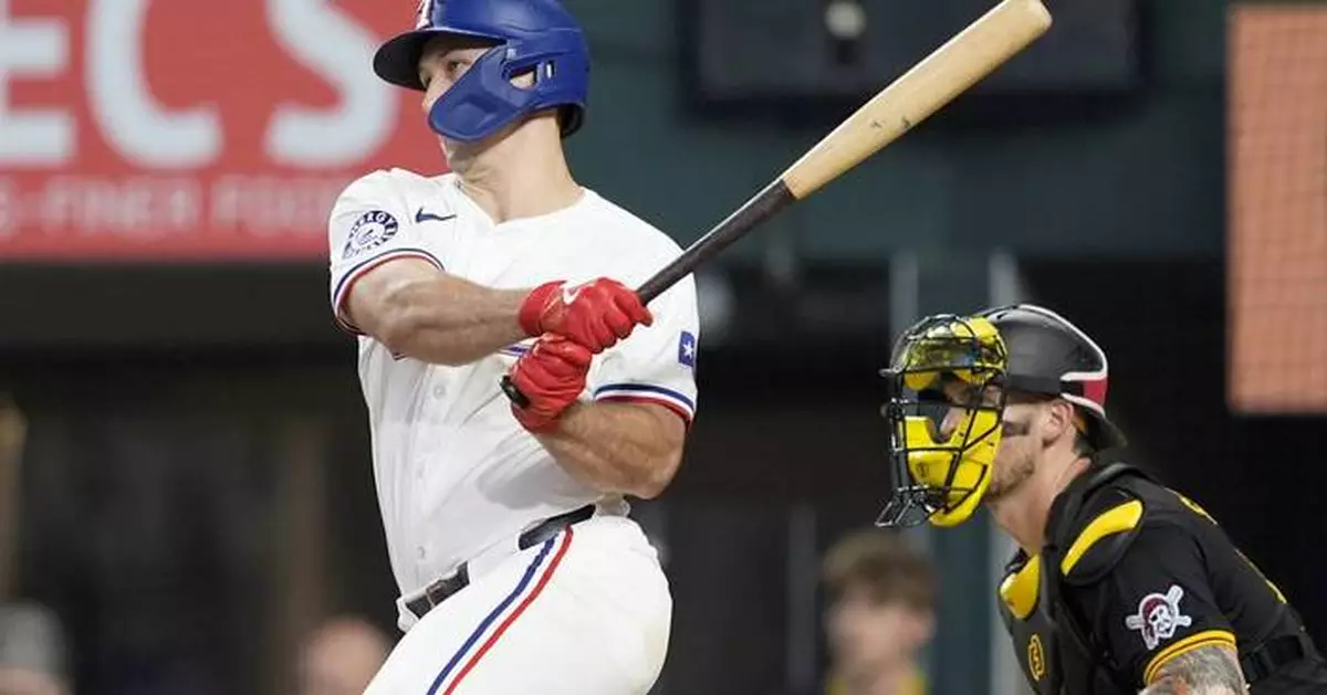 Wyatt Langford's single with 2 out in 9th inning lifts Rangers past Pirates 1-0