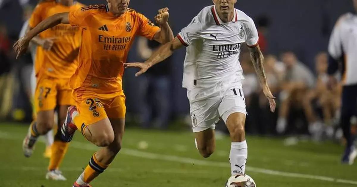 Samuel Chukwueze scores in the 55th minute, AC Milan beats Real Madrid 1-0 at Soldier Field