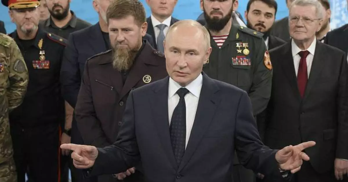 Putin makes surprise trip to Chechnya amid Ukraine's cross-border incursion