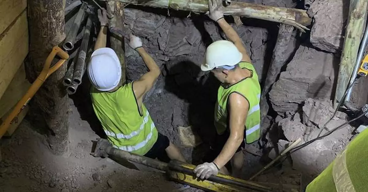 Searchers recover 3 bodies from Thai rail tunnel that collapsed during construction