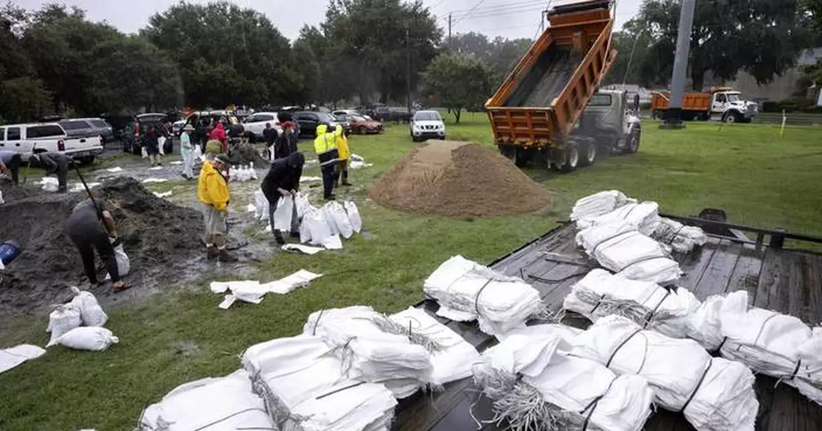 The Latest: Debby blamed for multiple deaths in Florida, Georgia, leaves thousands without power