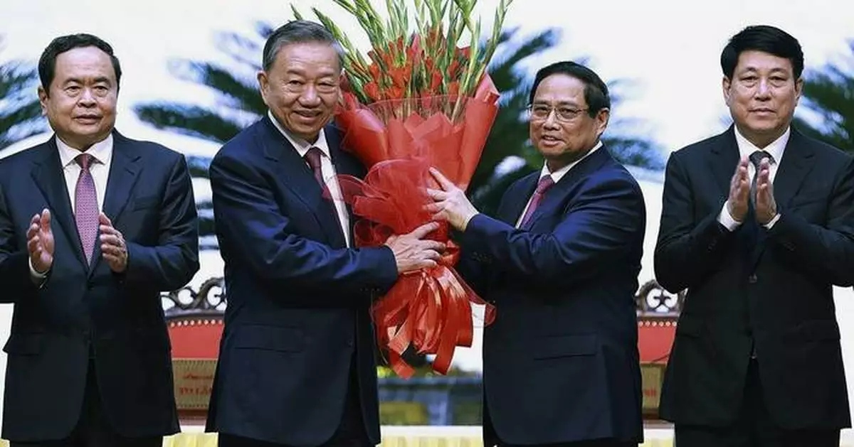 Vietnam's president is confirmed as the new Communist Party chief — the country's most powerful role