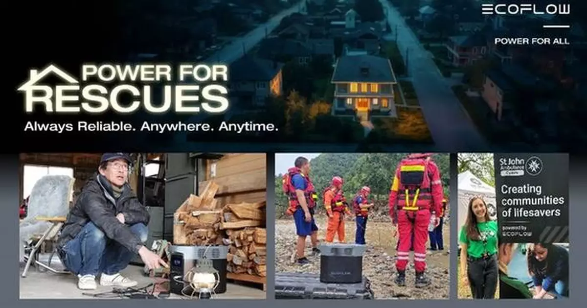 EcoFlow Unveils "Power For Rescues" Program to Support Rescues and Disaster Preparedness